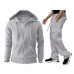 2/4-Piece: Men's Winter Warm Athletic Multi-Pockets BIG & TALL Cargo Sweatsuit