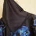 Black Blue Flame Large Hoodie Hooded Sweatshirt Kangaroo Pocket