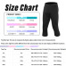 Men 3/4 Compression Pants Athletic Cool Dry Leggings Basketball Running Trousers Men 3/4 Compression Pants Athletic Cool Dry Leggings Basketball Running Trousers
