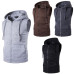 Men's Sleeveless Workout Hoodie Zip-up Vest Gym Bodybuilding Hooded Tank Tops Men's Sleeveless Workout Hoodie Zip-up Vest Gym Bodybuilding Hooded Tank Tops