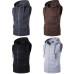 Men's Sleeveless Workout Hoodie Zip-up Vest Gym Bodybuilding Hooded Tank Tops Men's Sleeveless Workout Hoodie Zip-up Vest Gym Bodybuilding Hooded Tank Tops
