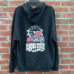 MOTORCYCLE HOODIE Clocks Cycles Dallas North Carlonia Black Size L / XL  MOTORCYCLE HOODIE Clocks Cycles Dallas North Carlonia Black Size L / XL