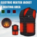 Heated Vest Warm Winter Warm Electric USB Jacket Men/Women Heating Coat Thermal