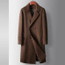 Men's Winter Woolen Blends Coat Business Causal Double Breasted Long Overcoat Men's Winter Woolen Blends Coat Business Causal Double Breasted Long Overcoat