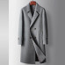 Men's Winter Woolen Blends Coat Business Causal Double Breasted Long Overcoat Men's Winter Woolen Blends Coat Business Causal Double Breasted Long Overcoat