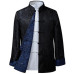  Double Sided Traditional Chinese Clothing Mens Tang Style Silk Printed Jacket