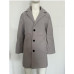 2023 New Woolen Coat Men's Woolen Mid Length Trench Coat Wool Blend Fall Jacket