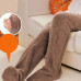 Womens Stockings Long Leg Warmers Warmth Fuzzy Socks Elastic Fluffy Socks Plush
