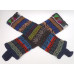UNISEX ALPACA WOOL LEG WARMERS FROM PERU *MULTI COLOUR