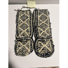 rare handmade Wool afghan leg-warmers From Kabul With Amazing Prominence.