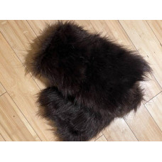 faux fur leg warmers