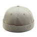 Big Oversize Brimless Cap Skullcap Rolled Cuff No Visor Beanie Docker Hat L/XXL