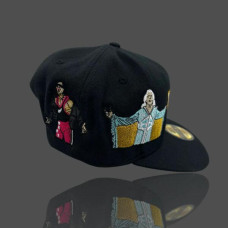 Black Old School Wrestling SnapBack Hat