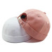 Big Oversize Brimless Cap Skullcap Rolled Cuff No Visor Beanie Docker Hat L/XXL