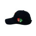 Los Angeles LA Old English Rose Smile Now Laugh Now Cry Later Slouch Dad Hat Cap