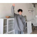 Men's Fashion Autumn Round Collar Long Sleeve Casual Oversize T-shirt Sweatshirt