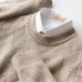 2023 Thick Cashmere Sweater Men's Sweater Autumn/Winter Knitted Pullover 2023 Thick Cashmere Sweater Men's Sweater Autumn/Winter Knitted Pullover
