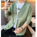 Mens Kurt Cardigan Sweater Warm Spring Cobain Costume Button Down Soft Sweaters  Mens Kurt Cardigan Sweater Warm Spring Cobain Costume Button Down Soft Sweaters