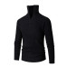Men's Knitwear Half Zipper Turtleneck Casual Sweater Warm Slim-Fit Base Shirt