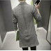 Knitted Cardigan Mens Long Sleeves Trench Coat Jacket Casual Slim Sweater Korean Knitted Cardigan Mens Long Sleeves Trench Coat Jacket Casual Slim Sweater Korean