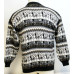 Peru Sweater Medium Pull Over Black Gray White Llama/Alpaca Soft Fuzzy Unisex Peru Sweater Medium Pull Over Black Gray White Llama/Alpaca Soft Fuzzy Unisex