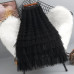 Tutu Cake Women Elegant Cascading Ruffles Skirts