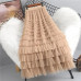 Tutu Cake Women Elegant Cascading Ruffles Skirts