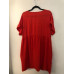 Gently Used Plus Size Orange Short Sleeve V-Neck Dress