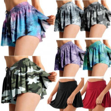 Womens Tennis Skorts Athletic Sports Skirts Yoga Fitness Skorts Built-in Shorts