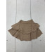 Womens Brown Layered Skort Size Small