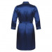 Dragon Embroidery Robes Mens Kimono Bathrobes Silk Satin Dressing Gown Nightwear