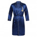 Dragon Embroidery Robes Mens Kimono Bathrobes Silk Satin Dressing Gown Nightwear