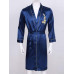 Dragon Embroidery Robes Mens Kimono Bathrobes Silk Satin Dressing Gown Nightwear
