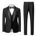Men Suits Jacket Trousers Waistcoat Male Wedding Coat Vest Pants 3 Pieces Set