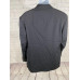 VTG Unbranded Black/ Blue 100% Wool 2 Gold Button Blazer Jacket Coat Men’s 44R