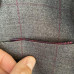 UNBranded 156/56 Men's Jacket Elegant Gray Striped Evening Man Blazer XL Formal