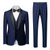 Men Suits Jacket Trousers Waistcoat Male Wedding Coat Vest Pants 3 Pieces Set