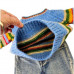 Hand Knit Toddler Sweater Wool Fair Isle Pullover Blue Crew Neck Unisx 1-2